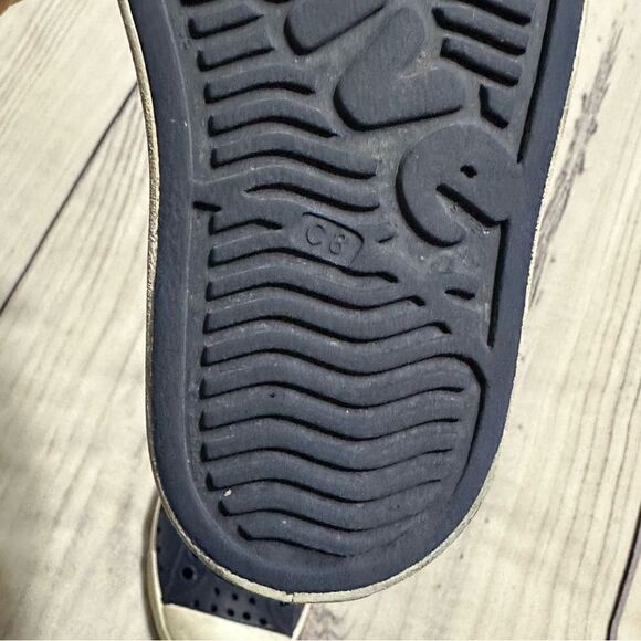 Native Jefferson Navy Blue Kids Slip On Water Shoes Size C8 - Picture 2 of 8